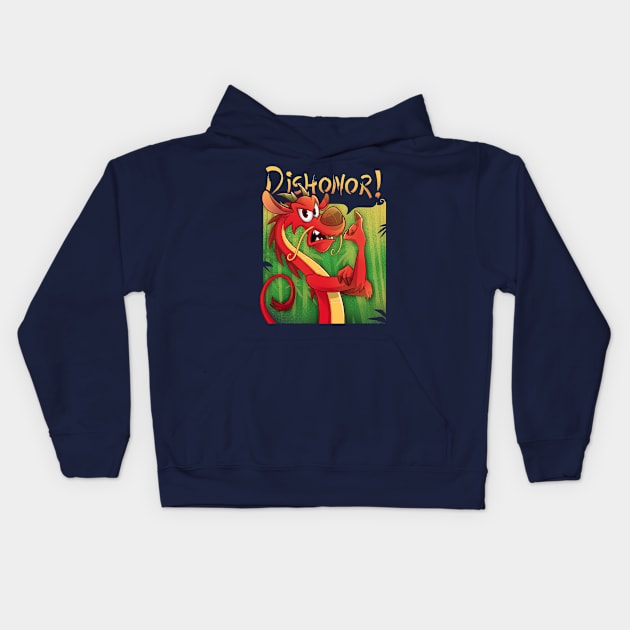 DISHONOR! Kids Hoodie by alemaglia